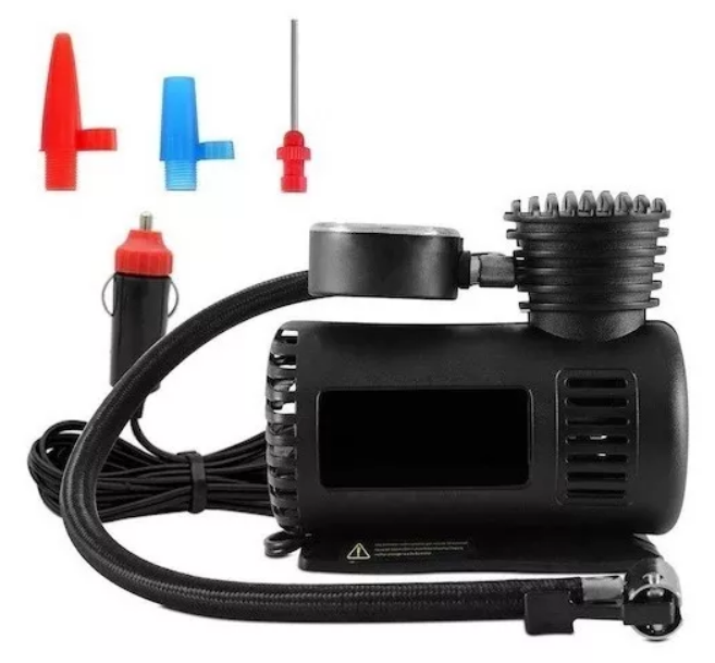 Mini Compresor de Aire Portátil para Llantas | 300 PSI | 80W
