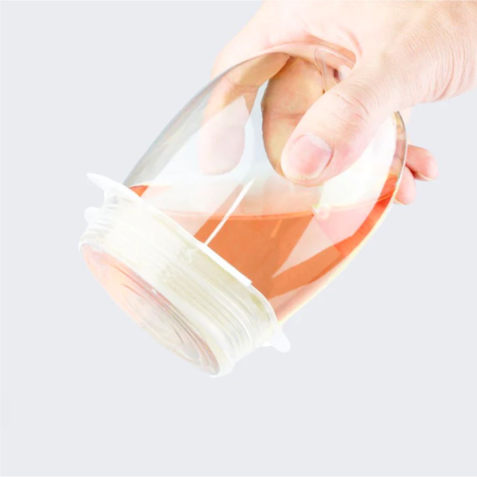 18 Tapas de Silicón Reutilizables para Alimentos