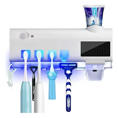 Esterilizador de Cepillos UV con Dispensador de Pared