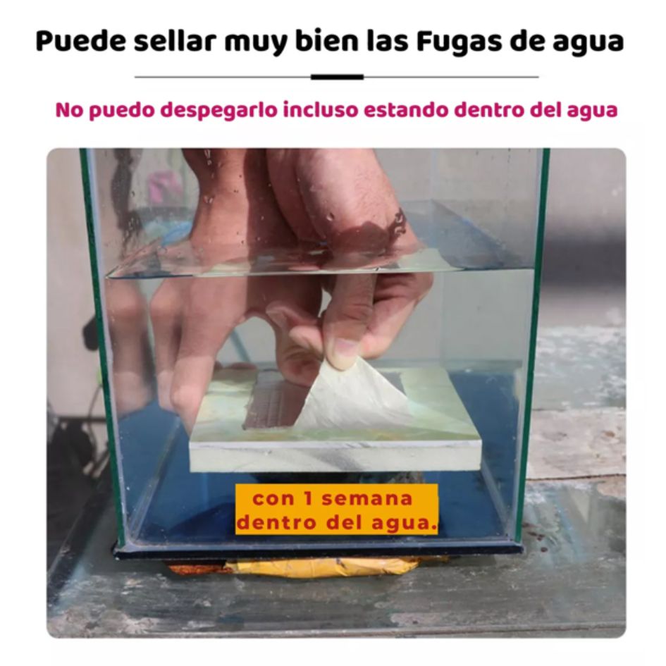Cinta Impermeable Tapagotera — Sella Fugas al Instante