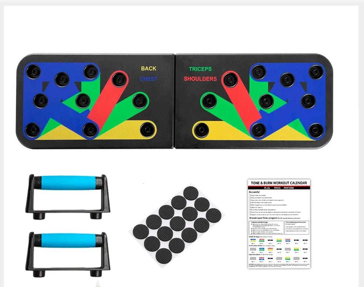 Tabla Push Up 9 en 1 – Sistema Completo de Flexiones
