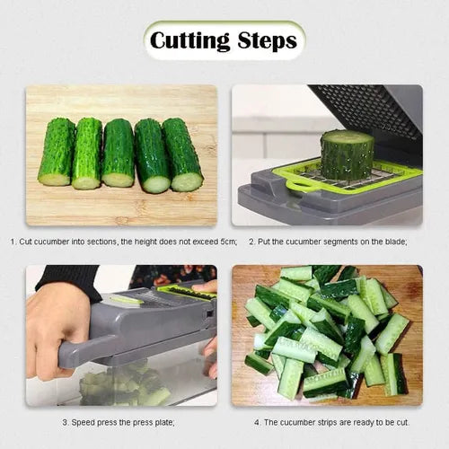 Cortador Multifuncional de Cocina 12 en 1