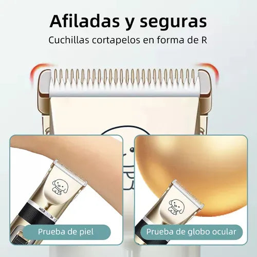 Máquina Cortapelo para Mascotas | Ultrasilenciosa 50 dB