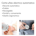 Cortaúñas Eléctrico Automático Recargable | Toda la Familia