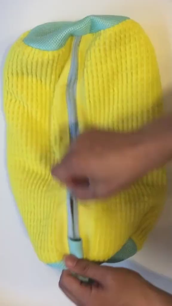 Bolsa protectora para lavar tenis en lavadora